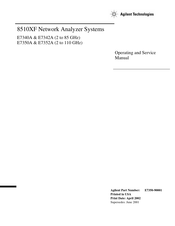 Agilent Technologies E7342A Operating And Service Manual