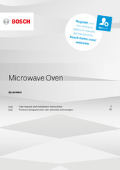 Bosch BEL554MS0 Manuals | ManualsLib