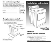Whirlpool LEV4634JQ0 Installation Instructions Manual