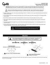 Grote 79100 Installation Manual