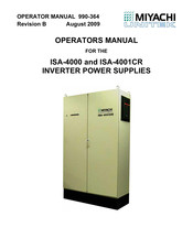 Miyachi Unitek ISA Series Operator's Manual