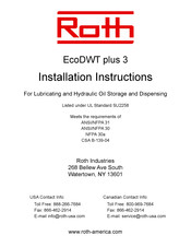 Roth EcoDWT plus 3 Installation Instructions Manual