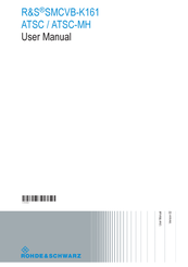 R&S SMCVB-K161 User Manual