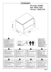 Vertbaudet SCHOOL 70501-1342 Assembly Instructions Manual