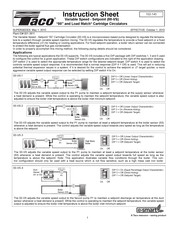 Taco 00-VS Instruction Sheet
