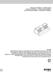 Vimar ELVOX 6681 Series Installer's Manual