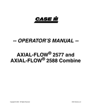 Case Ih AXIAL-FLOW 2577 Operator's Manual
