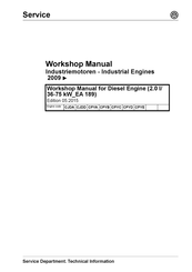 Volkswagen CJDD Workshop Manual