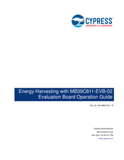 Cypress MB39C811-EVB-02 Operation Manual