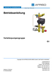 AFRISO G1 Operating Instructions Manual