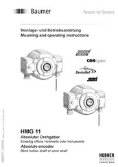 Baumer Hubner Berlin HMG 11 Mounting And Operating Instructions