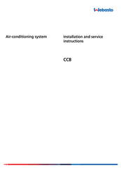 Webasto CC8 Installation And Service Instructions Manual