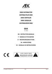 Afx Light DD4 Instruction Manual