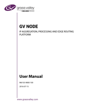 Belden grass valley GV NODE User Manual