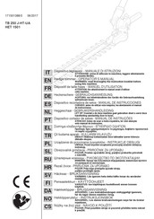 Stiga TB 250 J-HT-UA Operator's Manual