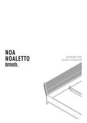 Dormiente NOA NOALETTO Assembly Instruction Manual