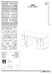 FMD Furniture LEVI 348-001 Assembly Instructions Manual