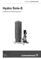 Grundfos Hydro Solo-S CR 1-13 Installation And Operating Instructions Manual