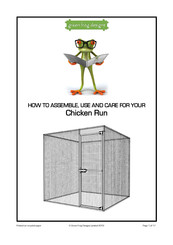 Green Frog Designs Chicken Run 4x2 Manual