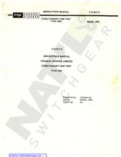 FEDERAL PIONEER USD Instruction Manual