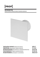 PROF KWS100T Instruction Manual