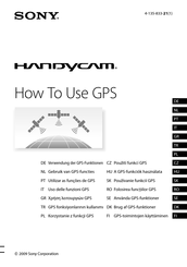 Sony Handycam How To Use Manual