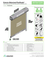Draper FlexShade Instructions Manual
