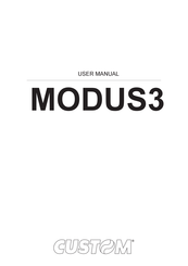 Custom Audio Electronics MODUS3 User Manual