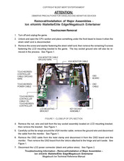 Merit Megatouch Entertainer Removal/Installation Instructions