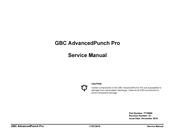 GBC AdvancedPunch Pro Service Manual