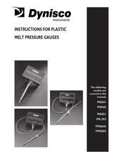 Dynisco PG 552 Instructions Manual