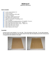Mountain Mods BOB SLAY Assembly Instructions Manual