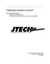 JTECH PREMISES PAGER SYSTEM 8214 Manual