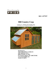 Producer's PRIDE Hill Country Coop Care Instructions