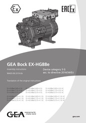 GEA Bock EX-HGX88e/2400-4 S 3G Assembly Instructions Manual