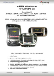 Car-Interface CI-VL2-UCON8-SM Manual