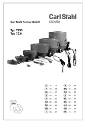 Carl Stahl Kromer 7230000001 Operating Instructions Manual