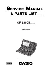 Casio SF-5300B Service Manual & Parts List