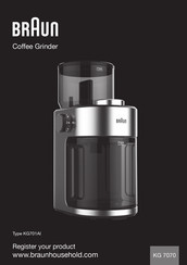 Braun KG 7070 Manuals | ManualsLib