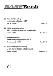 BASETech 1486608 Original Operating Instructions