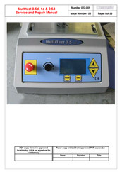 Mecmesin Multitest 2.5d Service And Repair Manual