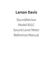 Larson Davis 831C-FFT Reference Manual