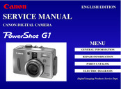 Canon PowerShot G1 Service Manual