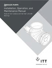ITT Goulds Pumps AF 42 LMR Installation, Operation And Maintenance Manual
