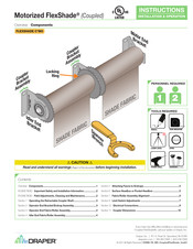 Draper FlexShade C MO Series Installation & Operation Instructions
