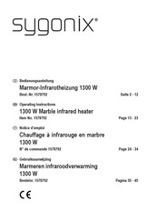 Sygonix 1578792 Operating Instructions Manual