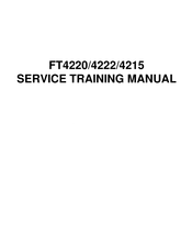 Ricoh FT4220 Service Training Manual