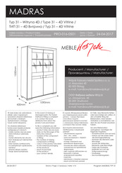 Wójcik MADRAS 31 Series Manual
