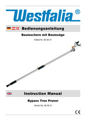 Westfalia 82 05 41 Instruction Manual