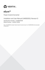 Vertiv eSure C48/58-1000B Installation And User Manual